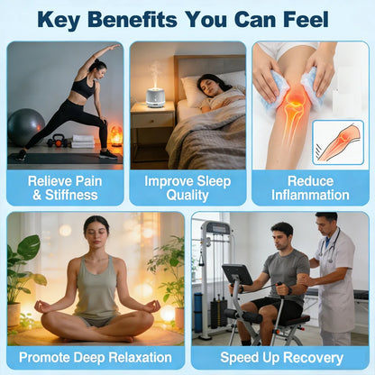 Experience Full Body Pain Relief with the 200*60Cm PEMF Magnetic Therapy Mat - Improve Sleep and Circulation Naturally!