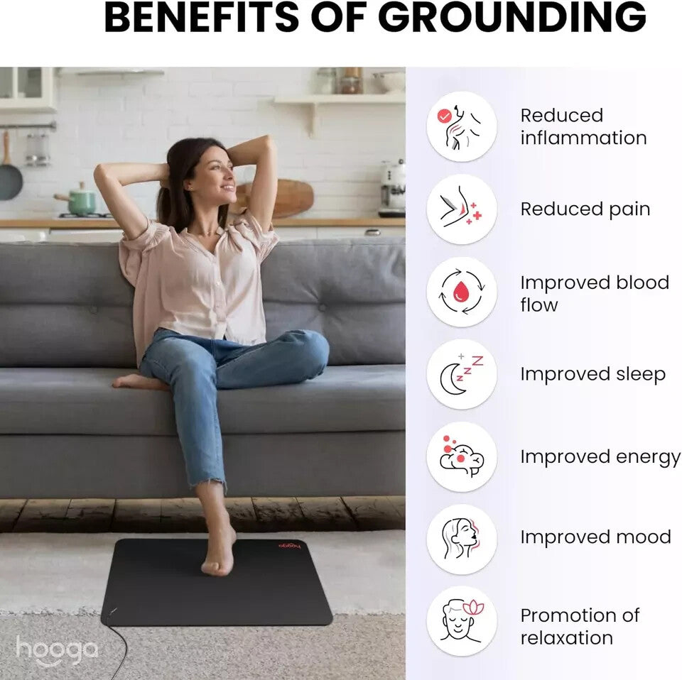Revitalize Your Health with Our Grounding Mat for Enhanced Sleep, Energy, and Pain Relief
