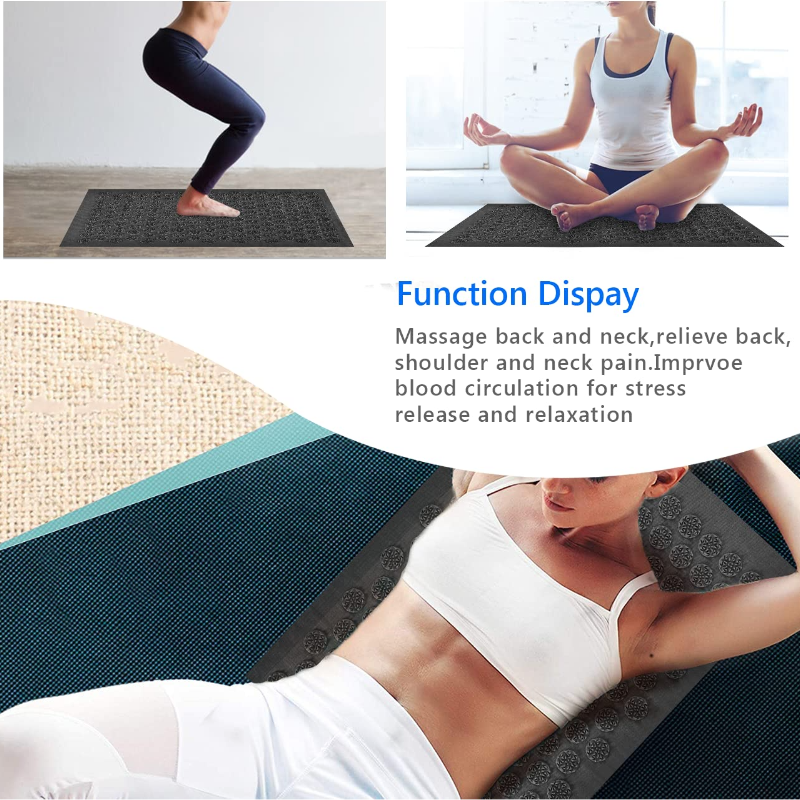 Experience Ultimate Relaxation with Our Acupressure Massage Cushion & Shakti Yoga Mat for Stress Relief