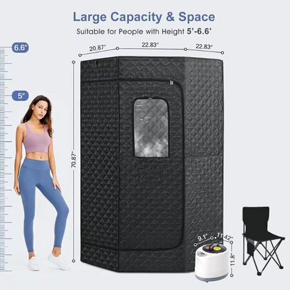 Transform Your Home into a Spa Oasis with the Pentagonal Full Body Sweat Steamer