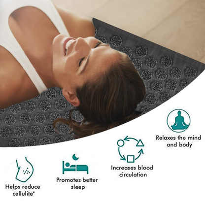 Experience Ultimate Relaxation with Our Acupressure Massage Cushion & Shakti Yoga Mat for Stress Relief